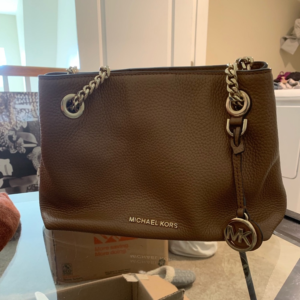 MK soft pebble leather crossbody & shoulder bag